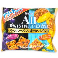 Tohato ALL Raisin &amp; Pineapple บิสกิต 2 รสในห่อเดียว