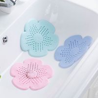 Flower Shape Kitchen Sink Drain Silicone Hair Catcher Bathroom Stopper Strainers Shower Cover Basin Sink Filters Floor Drain