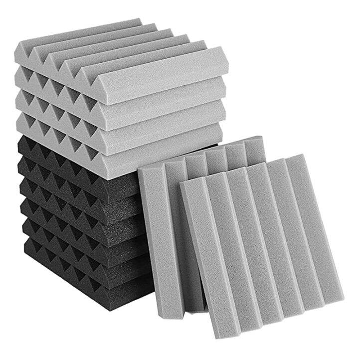 12 Pcs Acoustic Foam Panel, Sound Insulation Pad,Sound Insulation Foam