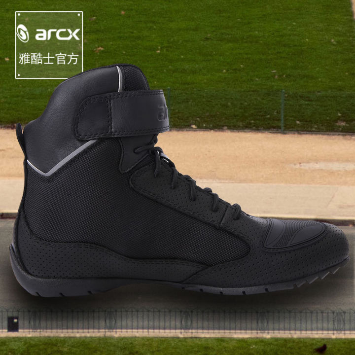 arcx-yakushi-รองเท้าขี่มอเตอร์ไซค์รองเท้าขี่มอเตอร์ไซค์ผู้ชายรองเท้าแข่งรองเท้าป้องกันระบายอากาศ