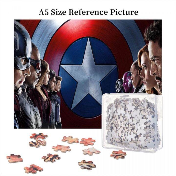 Captain America 500 Pieces Wooden Jigsaw Puzzle Adult Educational ...