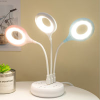 sawu Table Lamp Portable Portable Light USB Socket Straight Plug Learning LED Light Fill Light Night Light Notebook