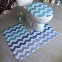 Toilet Cushion Toilet Seat Cover Toilet 3Piece Set Toilet Accessories Cushion Toilet Cushion Decorative Bathroom Floor Mat Ocean