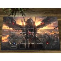 YuGiOh คู่เล่นเกม Pad CYBER DRAGON INFINITY TCG CCG Pad การ์ดซื้อขายเกม Pad แผ่นรองเมาส์ แผ่นรองโต๊ะ 60x40 ซม