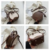 ZARAˉ high-end texture small bag womens 2023 autumn and winter new fashion niche crossbody bag explosive style foreign style portable small round bag 2023 new