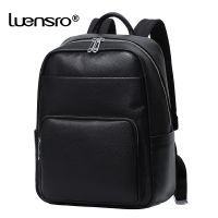 Large Capacity Men Backpack Genuine Leather Travel Backpack Laptop Bag Bagpack Boy Big Schoolbag Male Famous nd Backpacks New