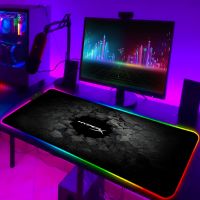 ☼✹﹍ HyperX Keyboard Mat RGB Mouse Pad Anime Kawaii Desk Accessories Deskmat Gaming LED Mousepad Gamer Mause Mats Pc Large Carpet