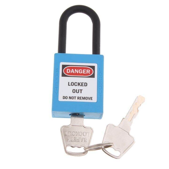 pvc-and-stainless-steel-safety-lockout-padlock-for-auto-car-boat-marine-accessory-with-label-can-write-and-erase