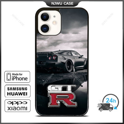 GTR Car Phone Case for iPhone 14 Pro Max / iPhone 13 Pro Max / iPhone 12 Pro Max / XS Max / Samsung Galaxy Note 10 Plus / S22 Ultra / S21 Plus Anti-fall Protective Case Cover