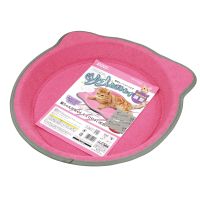 TCN ของเล่นแมว Marukan Cat Pink Scratching Tray มารุคัง ถาดนอนวงกลมสำหรับแมว (ชมพู) คอนโดแมว  ของเล่นเหมียว