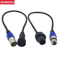 Waterproof DMX Cable 3 Pins male to female Extend Cable 1m2m3m5m10m for Par Light DMX signal transmissionSX-AC030