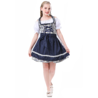 Oktoberfest สาวแต่งตัวบาวาเรียเบียร์ dirndl สำหรับเด็กเครื่องแต่งกายชุดผ้ากันเปื้อนชุดเบียร์แม่บ้านเยอรมัน wench เทศกาลพรรค. ชุดคอสตูม