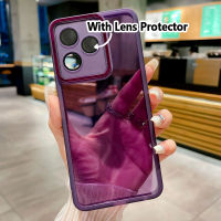 KONSMART เคสโทรศัพท์ฟิล์มเลนส์สีใสสำหรับ Realme C53 C55 C51 NFC ป้องกัน TPU Carnera แบบนิ่ม2023ล่าสุดเคสใส่โทรศัพท์ป้องกัน