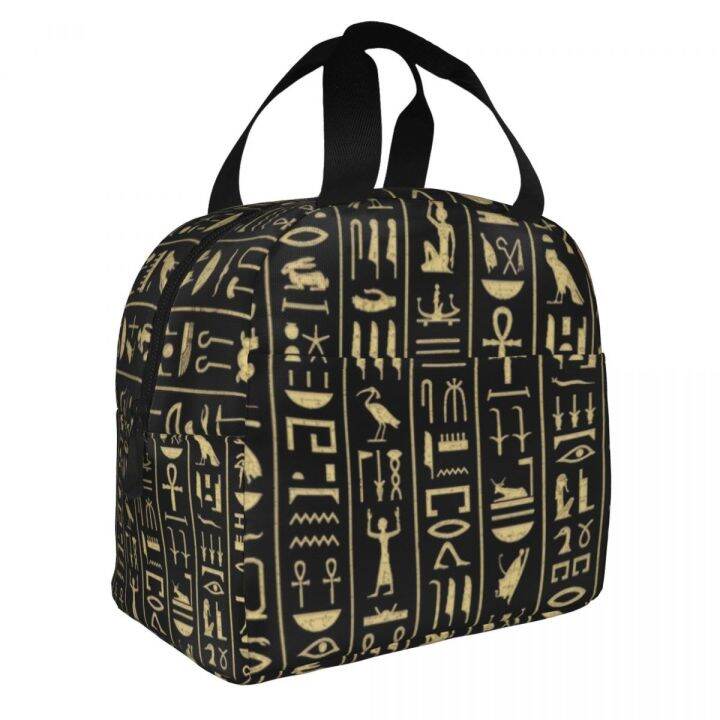 custom-gold-hieroglyphics-lunch-bag-men-women-warm-cooler-insulated-lunch-box-for-children-school