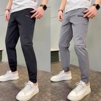 Fashion Drawstring Multi Pocket Casual Pants Printing Autograph Mens Loose Sports Overalls Pants