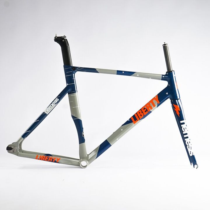 Fixed Gear Bicycle Frameset 700C Aluminum Frames And Fork 52Cm 54Cm