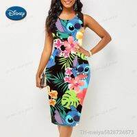 【hot】♘●☇  Womens Sleeveless Print AOP Spring/Summer Fashion Top 2023 Knee Length