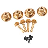 8Pcs Brass Front &amp; Rear Axle Gear Drive Shaft Gear Upgrade Accessories for C14 C24 B24 B36 MN D90 D99 MN99S Parts