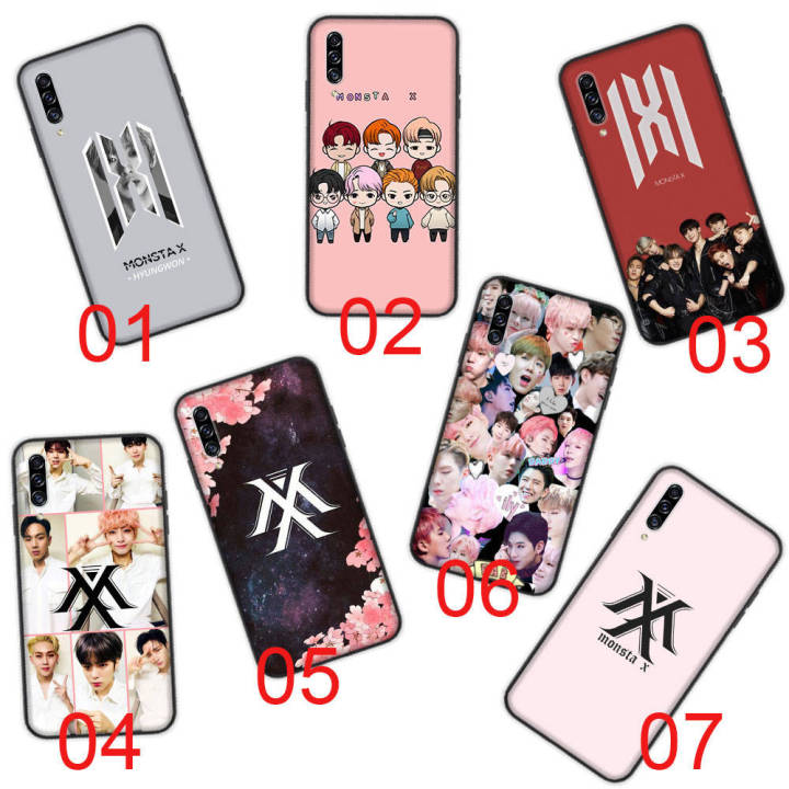 monsta-x-อ่อนนุ่ม-ซิลิโคน-เคสโทรศัพท์-หรับ-oppo-find-x3-a33-a93-a57-a77-a96-a95-a73-f9-a32-a94-a74-a91-a17-pro-lite-neo-black-ปก