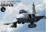 decal รูปลอกน้ำ เฉพาะรูปลอกไม่รวมโมเดล JAS-39C/D GRIPEN RTAF