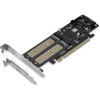 △ 3 In 1 NGFF And MSATA SSD Adapter CardM.2 NVME To PCIE/M.2 SATA SSD To SATA III/MSATA To SATA Adapter For 2280/2260