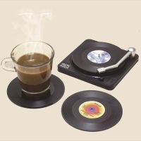 【CW】☬☃ﺴ  A Set Of Vinyl Table Mats Drink Coaster Placemats Mug Cup Coasters ​heat-resistant Nonslip