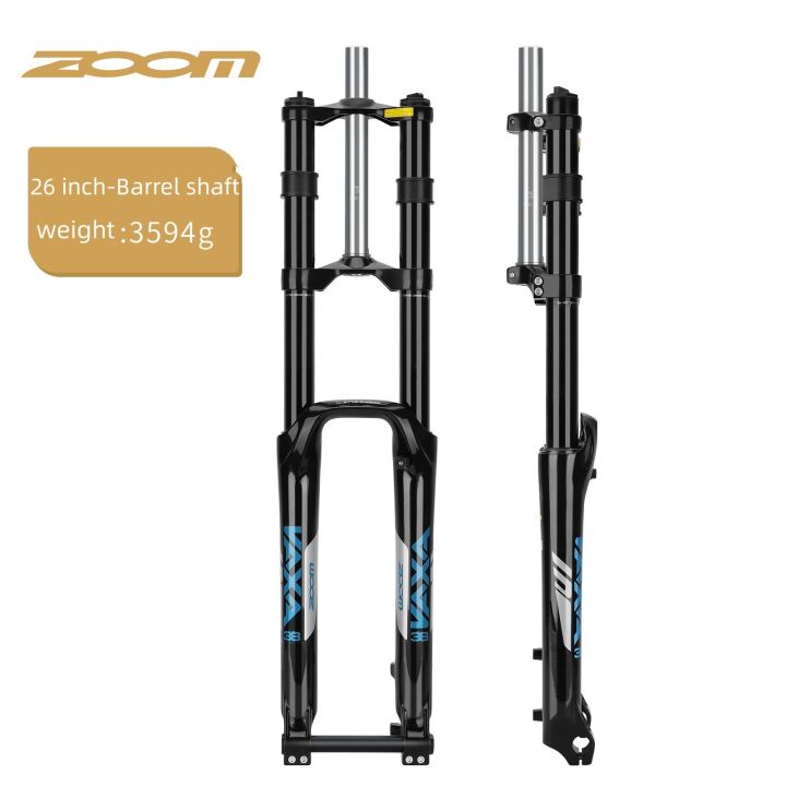 ZOOM MTB ปั่นจักรยานตะเกียบหน้ารถจักรยานช่วงล่างโช๊คจักรยานฟื้นตัวไหล่คู่26/27 5/29Er ใน DH AM