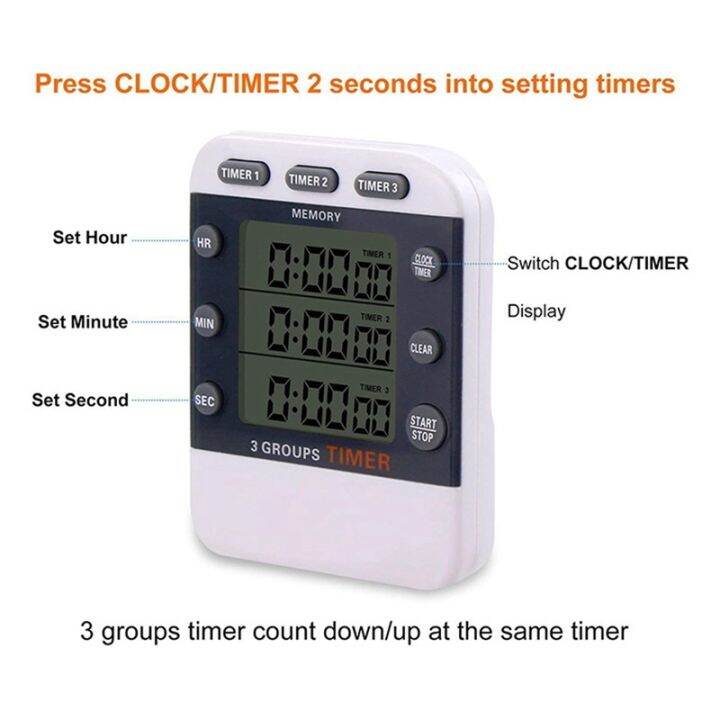 digital-timer-100-hour-triple-count-down-up-clock-timer-kitchen-cooking-timer-with-lcd-display-loud-alarm-magnet-bracket