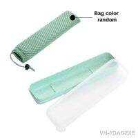 【hot】❀○ Durable Tableware Set With School Reusable Slot Design Practical Cutlery Transparent Cover