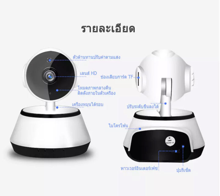 ชื้อ2เครื่องยิ่งคุ้มv380-pro-กล้องวงจรปิดไร้สาย-wifi-ip-camera-1920p-5-0ล้านพิกเซล-อินฟาเรดมองเห็นในที่มืด-รับประกันศูนย์ของแท้100