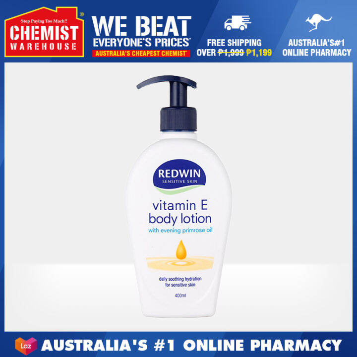 Redwin Body Lotion With Vitamin E And EPO 400ml Daily Soothing
