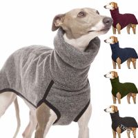 [COD] Cross-border foreign trade new European and pet dog splicing solid warm turtleneck