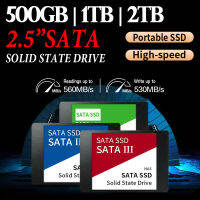 ฮาร์ดดิสก์ภายในความเร็วสูง2TB SSD 2.5นิ้วโซลิดสเตทไดรฟ์1TB SATAIII ถ่ายโอนข้อมูลได้อย่างรวดเร็วฮาร์ดไดรฟ์ SSD HD สำหรับโน็คบุคตั้งโต๊ะ Mac