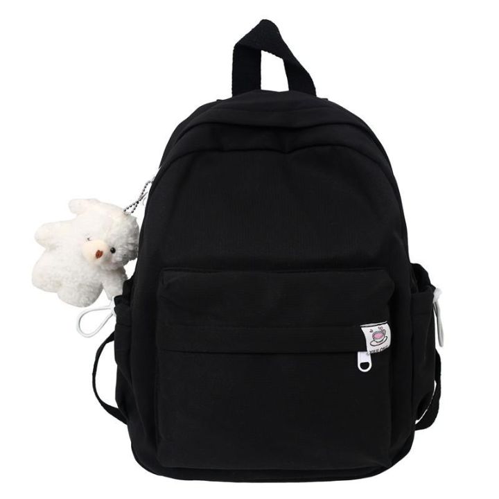 korean-style-women-backpack-candy-color-school-bag-for-girls-female-small-travel-bagpack-solid-color-bookbag-2022-new