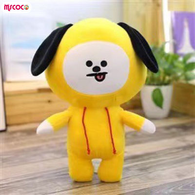 MSCOCO Kawaii BTS ตุ๊กตาหนานุ่ม S ตุ๊กตาหนานุ่มที่เหมือนจริงตุ๊กตาสตัฟขนนุ่มสบายผิวเป็นมิตรสำหรับเด็กของขวัญสะดวกสบายสำหรับเด็ก