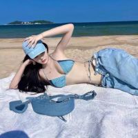 jeans bikini set ใหม่ชุดว่ายน้ำบิกินี่ยีนส์เซ็กซี่