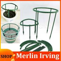 Merlin Irving Shop 15cm 25cm Garden Plant climbing Support Cage Plie Flower Stand Holder Plastic GreenHouse for Orchard Fixing Rod Bonsai Tools p