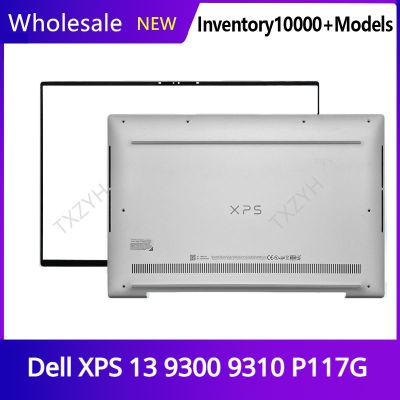New Original For Dell XPS 13 9300 9310 P117G Laptop LCD back cover Front Bezel Hinges Palmrest Bottom Case A B C D Shell