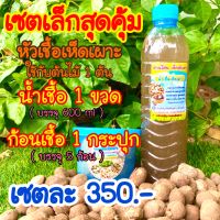 เชื้อเห็ดเผาะ ชนิดน้ำเชื้อ 1 ขวด ขนาด 600 ml ก้อนเชื้อ 1 กระปุก 5 ก้อน สวนโสนเห็ดตับเต่า คุณน้ำหวาน