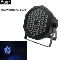 NEW LED Flat Par 36x3W Red Green Blue Color Lighting With DMX512 For Disco DJ KTV Projector Machine Party Stage Decoration Lamp