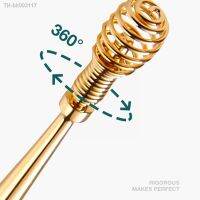 ™☈☜ Gold Steel Ear Wax Pickers Earpick Wax Remover Curette Cleaner Spoon Care Tool Pick Cleaner Ear Clean Ear Ear O4T0