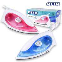 เตารีดแห้ง เตารีดไฟฟ้าแบบแห้ง OTTO รุ่น EI-601 เคลือบ NON STICK  มี2สีชมพูกับฟ้า ?ขายดี?