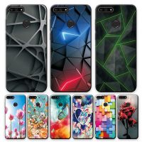 【Shell set]เคส Honor 7A Pro สำหรับเคส Huawei Honor 7A Pro สำหรับ Huawei Y6 Prime 2018เคสซิลิโคนสำหรับ Huawei Honor 7C RU ฝาครอบ5.7นิ้ว