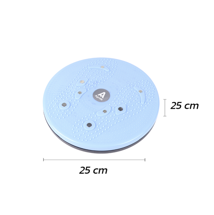 จานหมุนเอวเอส-จานหมุนออกกำลังกาย-ที่หมุนเอว-ที่ออกกำลังกายลดพุง-wriggle-plate-ขนาด-25x25cm-รับน้ำหนักได้-100kg-ช่วยลดเอว-หน้าท้อง-นวดฝ่าเท้า-beautiez
