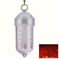 12 LED Night Fishing Light Fish Gathering Underwater Attracting Fish Lamp Waterproof Lure Light