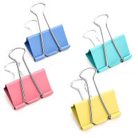 1020PCS Large stationery clip 51mm color dovetail clip enhanced clip force long tail clip office and school supplies