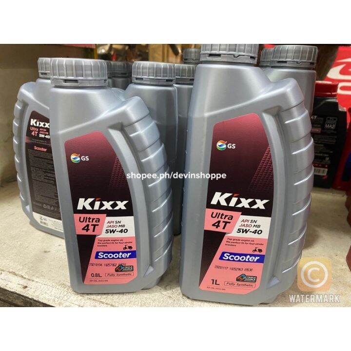 Kixx Engine Oil Scooter 5W40 800ML 1L FULLY SYNTHETIC Lazada PH