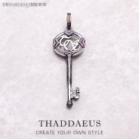 Pendant Richly Ornamented Key Brand New Fine Jewelry Europe 925 Sterling Silver Accessories Bohemia Gift For Woman Men