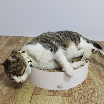 [COD] ของเล่นแมวบดก้ามปูกระดานข่วนแมวรังแมวจับชามกระดาษลูกฟูกกระดานกรงเล็บแมวรูปชามของเล่นแมว Christmas Gift