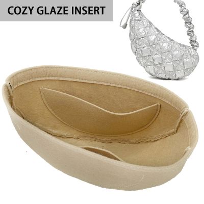 Carlyn COZY GLAZY จัดระเบียบ และดันทรงกระเป๋า กระเป๋าผ้าสักหลาด ด้านในกระเป๋า สําหรับใส่ของ จัดระเบียบ D108